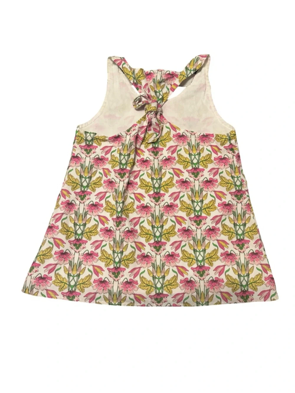 Bella Bliss Sleeveless Floral A-Line Tunic Dress